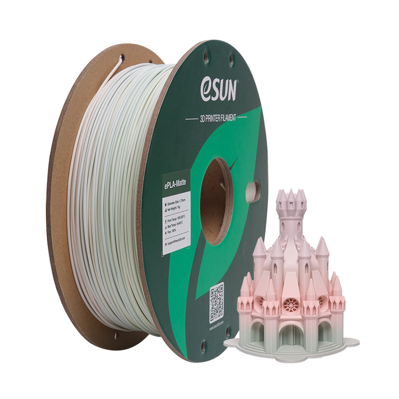 eSUN Upgraded ePLA-Matte 1.75mm 3D Filament 10PCS