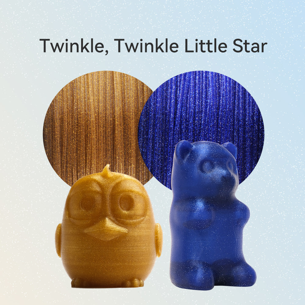 eSUN eTwinkling PLA 1.75mm 3D Filament 1KG-US