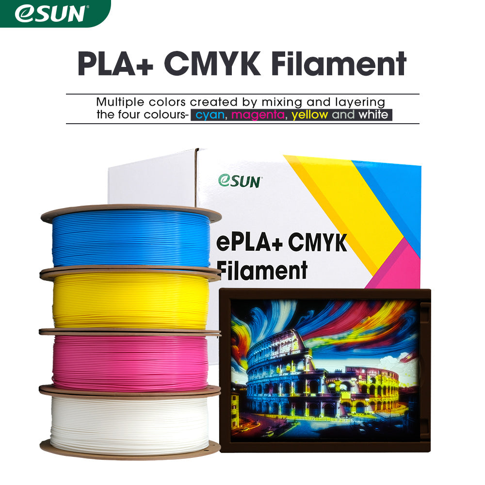 eSUN PLA+ CMYK Filament Bundle 4PCS