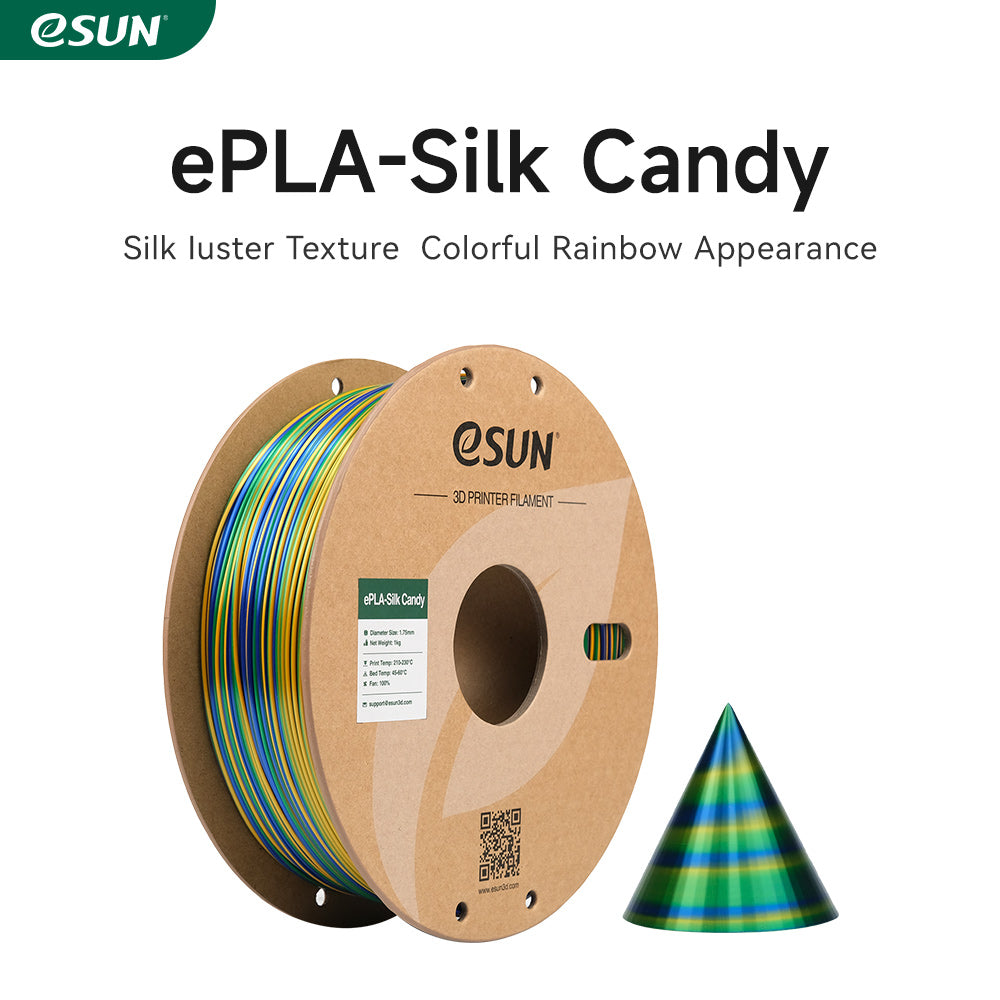 eSUN ePLA-Silk Candy 1.75mm 3D Filament 1KG