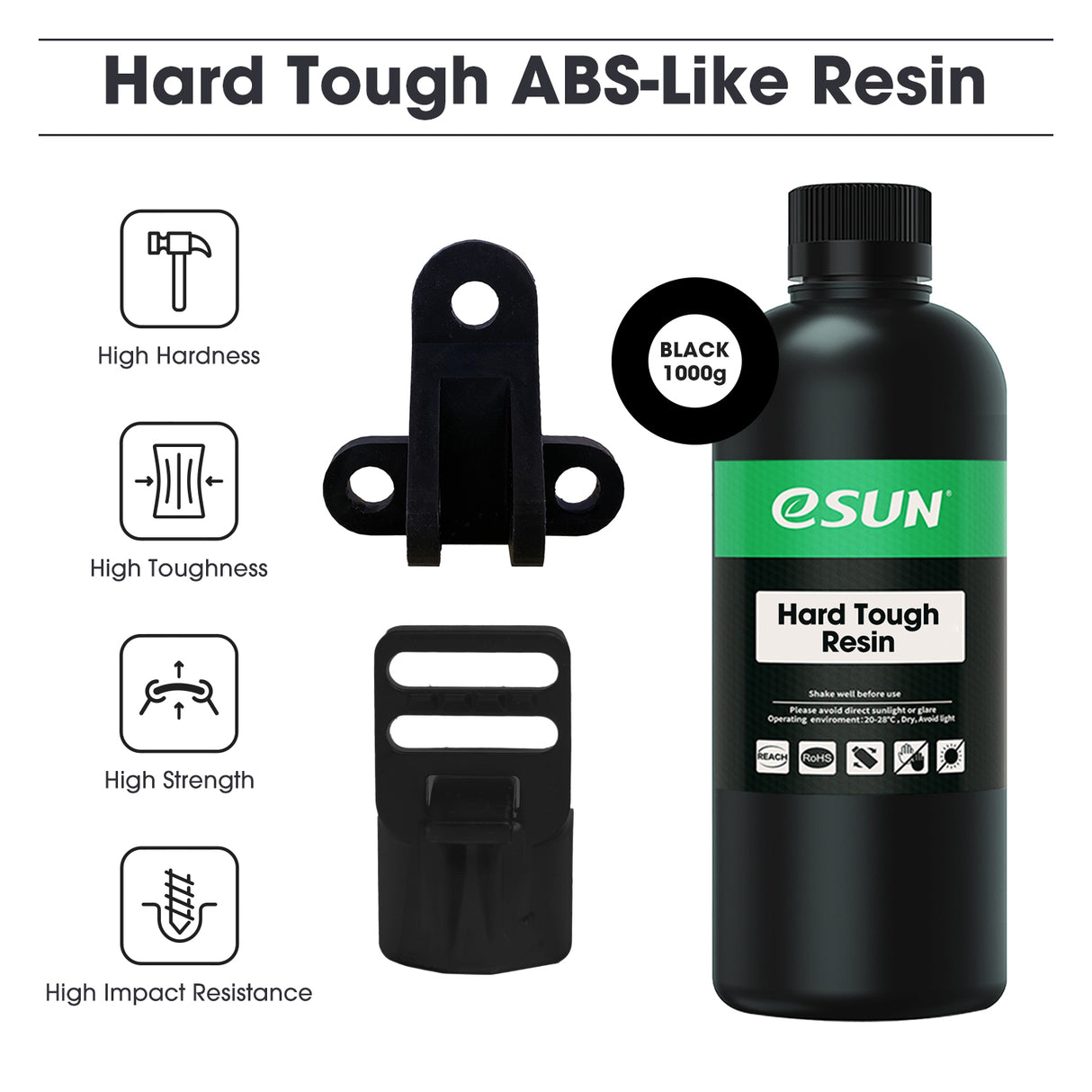 eSUN LCD Hard Tough ABS-Like Resin 0.5KG/1KG