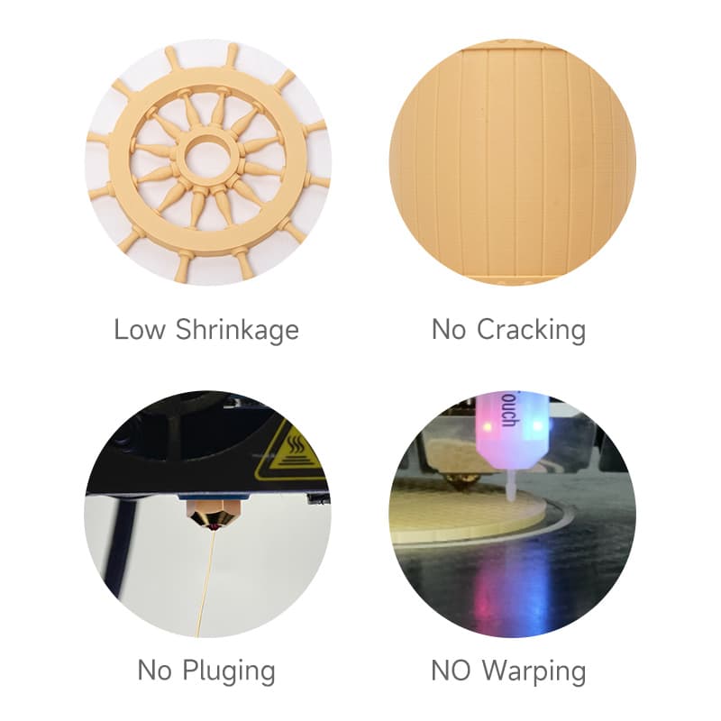 eSUN Wood PLA 1.75mm 3D Filament 1KG