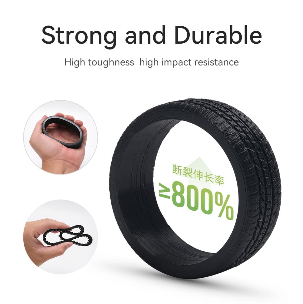 eSUN Flexible TPU-95A 1.75mm 3D Filament 1KG