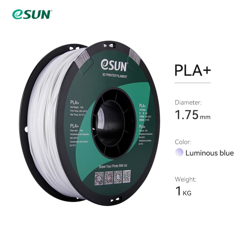 eSUN Luminous PLA 1.75mm 3D Filament 1KG Glow in the Dark