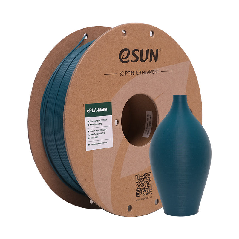eSUN Upgraded ePLA-Matte 1.75mm 3D Filament 10PCS