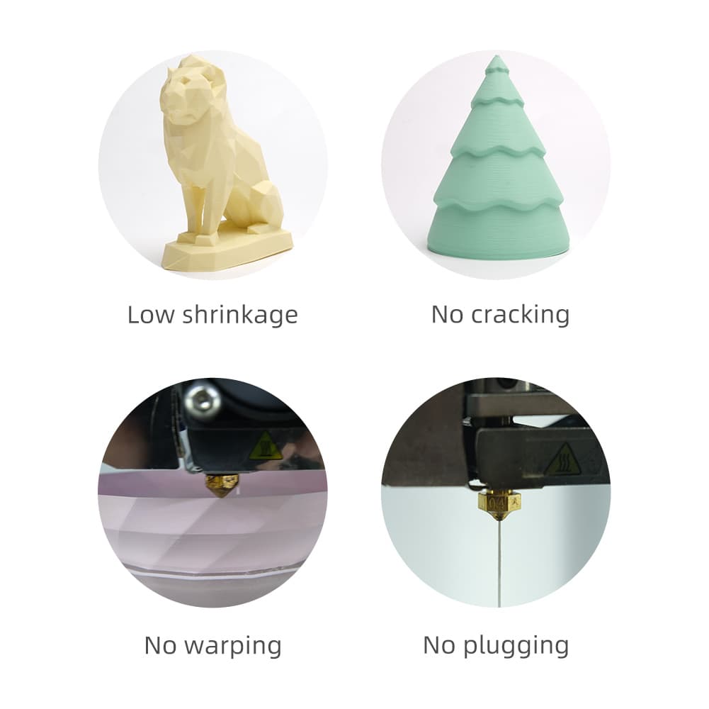 eSUN Upgraded ePLA-Matte 1.75mm 3D Filament 10PCS