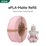 eSUN Upgraded PLA-Matte 1.75mm Filament Refill for 3D Printer No Spool 1KG