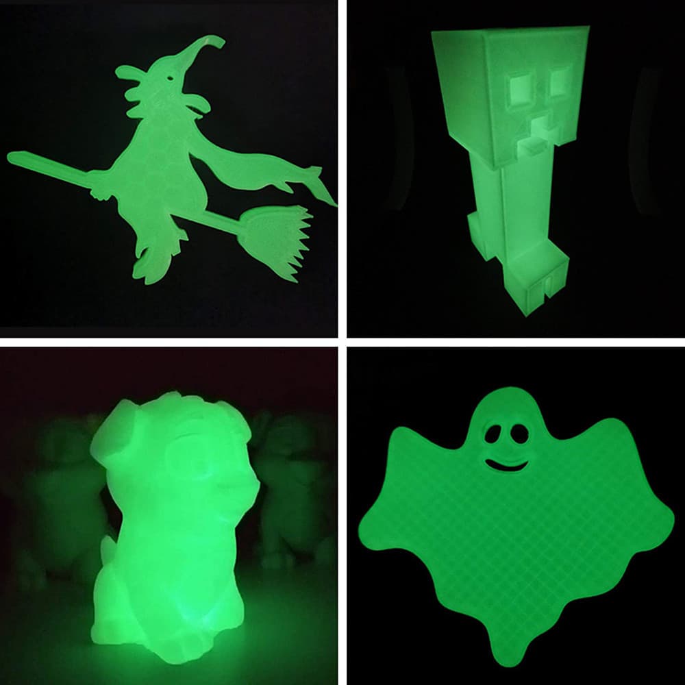 eSUN Luminous PLA 1.75mm 3D Filament 1KG  Glow in the Dark